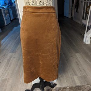 sSoft brushed look pencil skirt